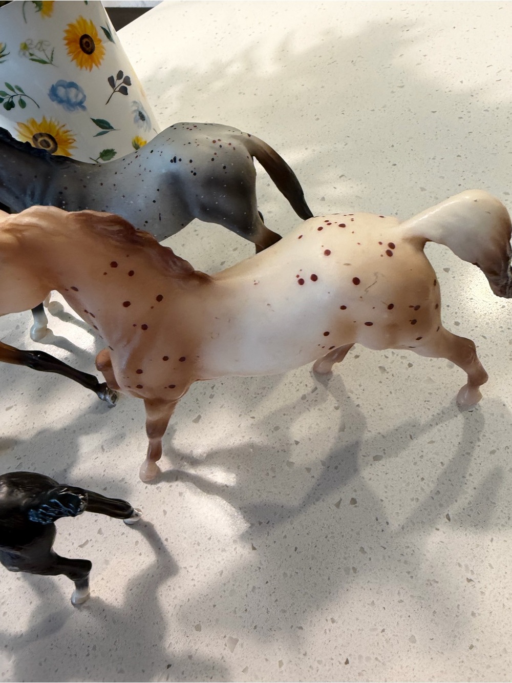 Breyer Horse Figurine Set - Black, Brown, Cream, Gray - Picture 4 of 4